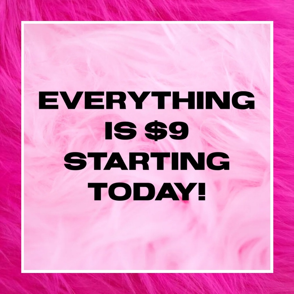 ALL ITEMS $9 💖